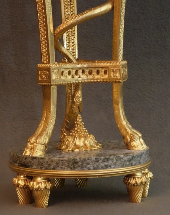  Pair of large potpourri after Gouthière 19th century