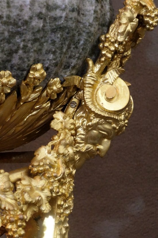  Pair of large potpourri after Gouthière 19th century