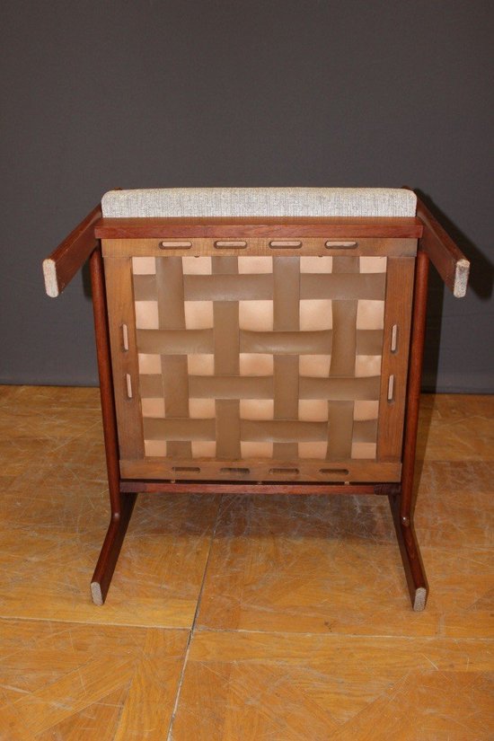 Coppia di poltrone danesi in teak, circa 1970