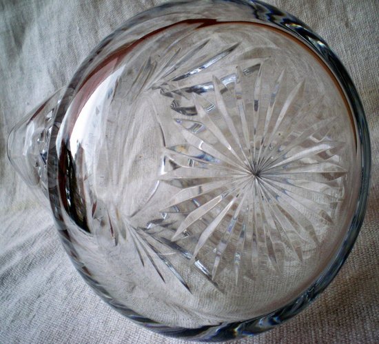 Graziosa brocca per l'acqua modello "Buckingham" in cristallo trasparente BACCARAT (ref D 0073)