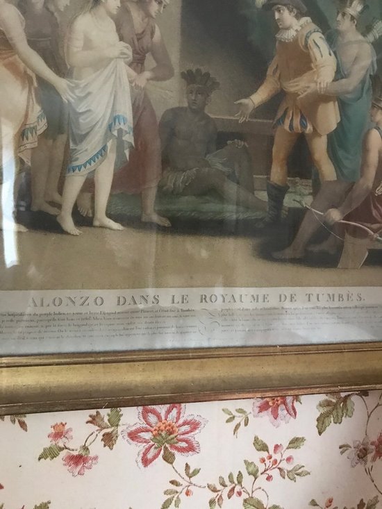 Incisione a colori di Louis-François Mariage