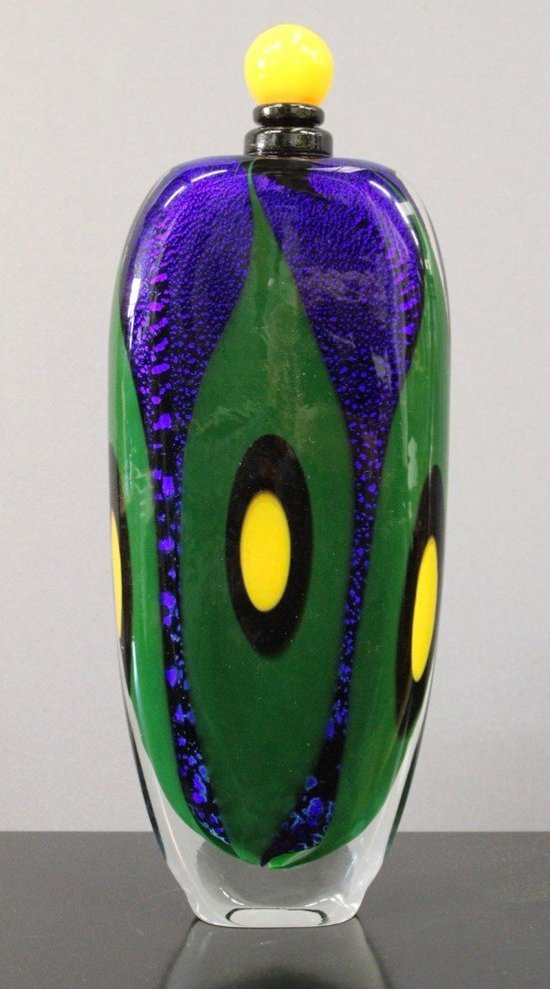 Important Flacon En Verre Multicouche Par Allain Guillot
