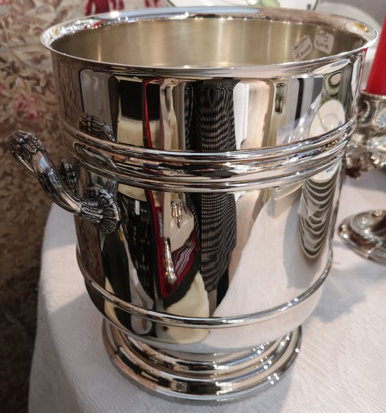 Seau à Champagne Christofle Métal Argenté | Modèle SULLY | Seau à Glace Vintage