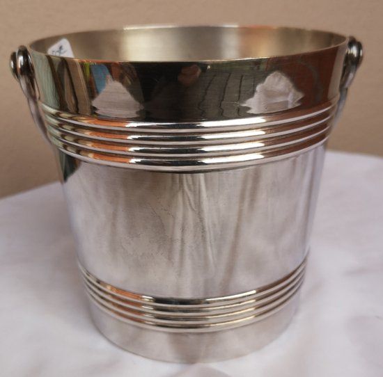 Complete silver-plated ice bucket (ref D 0143)