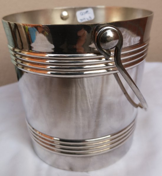 Complete silver-plated ice bucket (ref D 0143)