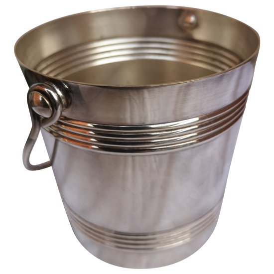 Complete silver-plated ice bucket (ref D 0143)