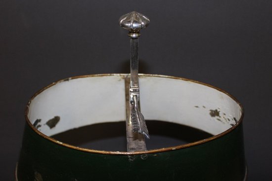 Lampada per borsa dell'acqua calda in bronzo argentato