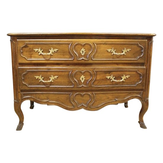 Commode Provençale En Noyer Dite Sauteuse XVIII