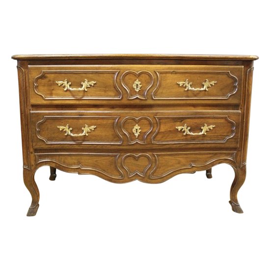 Commode Provençale En Noyer Dite Sauteuse XVIII