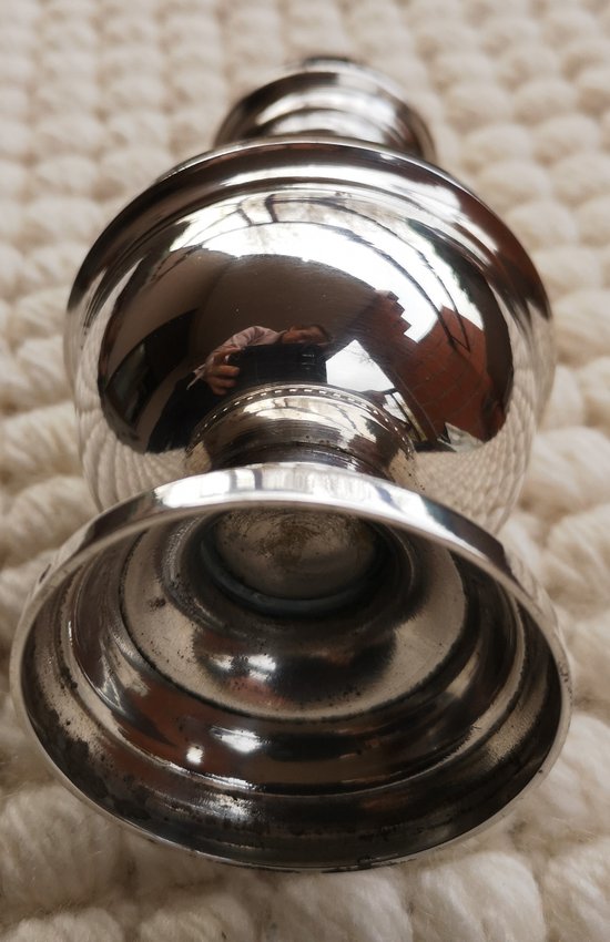 Pretty silver metal sprinkler model "Perles"