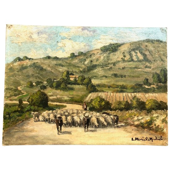 Öl auf Leinwand von Michel Michaeli, "La Provence", 20.