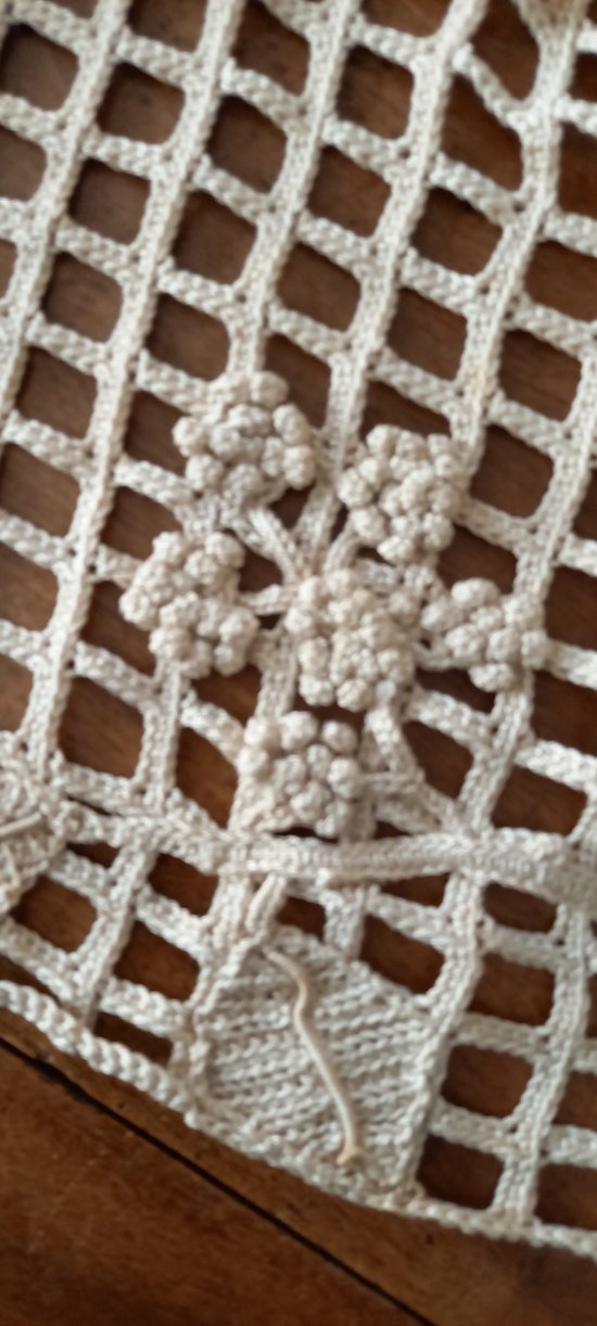 Embroidered table runner XIXth century