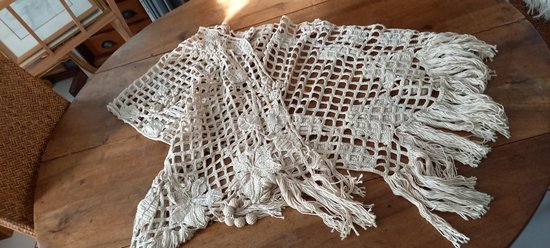Embroidered table runner XIXth century