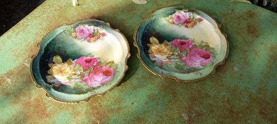 Teller aus Limoges-Porzellan 1920
