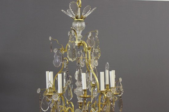 Cage Chandelier With Pampilles XIX