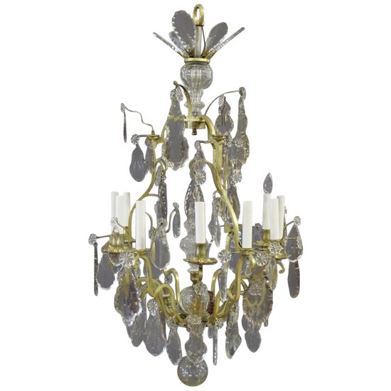 Cage Chandelier With Pampilles XIX