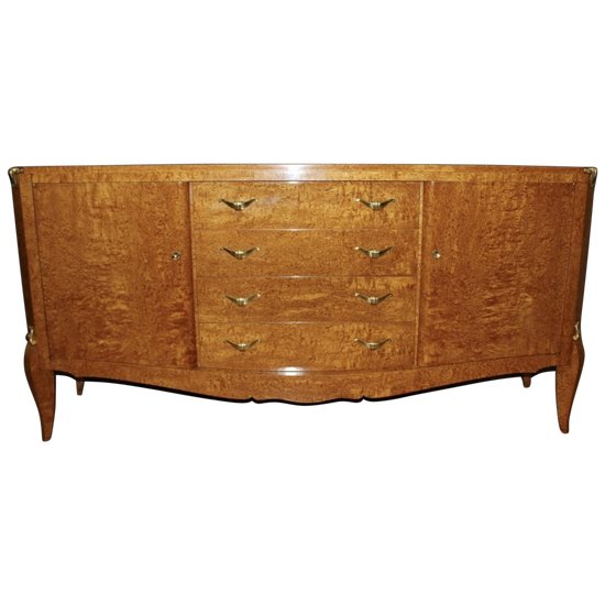 Credenza d'epoca Art Déco in sicomoro