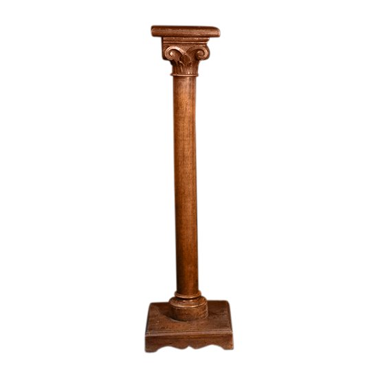  Column / bolster in walnut 17th 