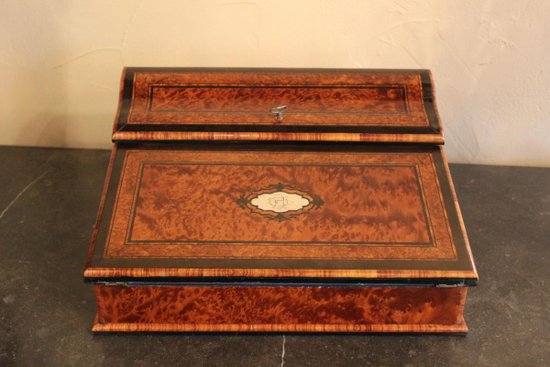 Napoleon III Marquetry Writing Case