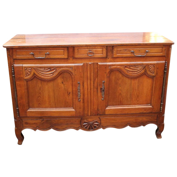 Louis XV Sideboard In Oak XVIII