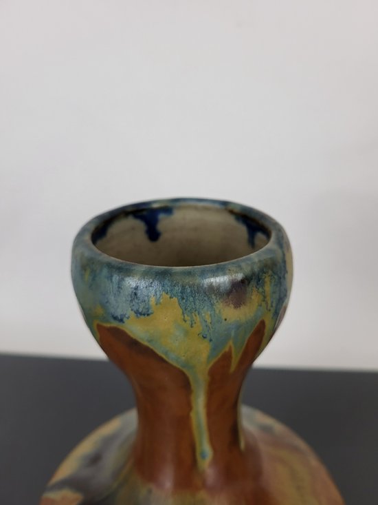 Vaso in gres - Ceramica di Puisaye - J-M. Maure e A. Lebret (1871-1955)