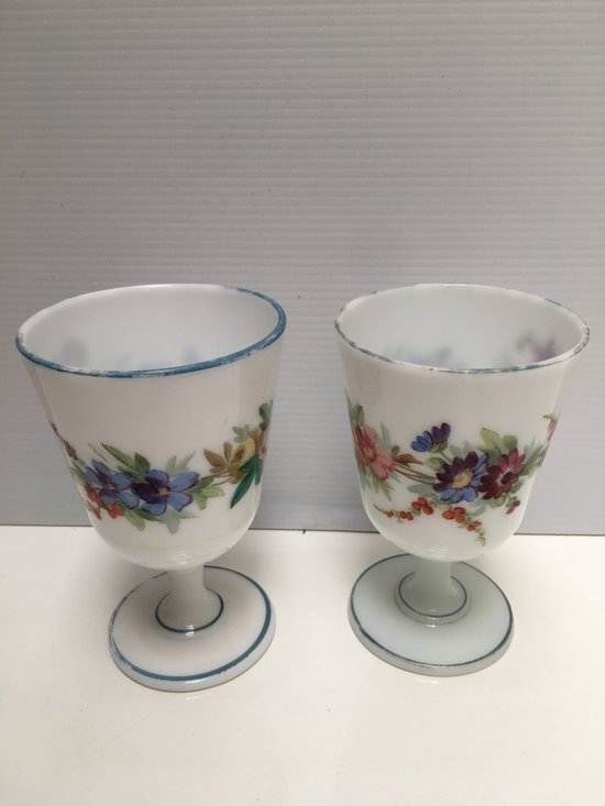 PAIRE DE VERRE SAINT LOUIS