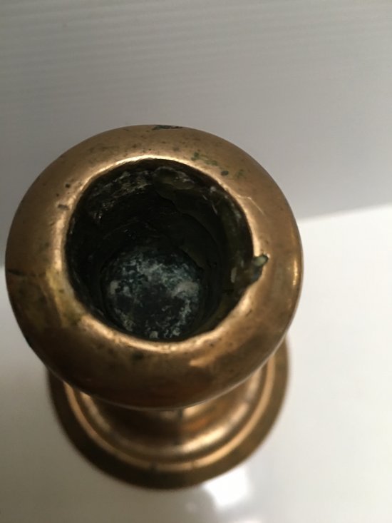 16th century bronze torch