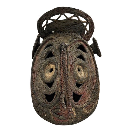 HAUME MASKE namens Baba Tagwa - Abelam-Kultur, Sepik-Region, Papua-Neuguinea - Erste Hälfte des 20. Jahrhunderts