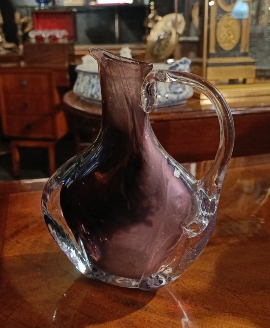 Pichet- Verre Multicouche - Jean- Paul Raymond- XX E S.