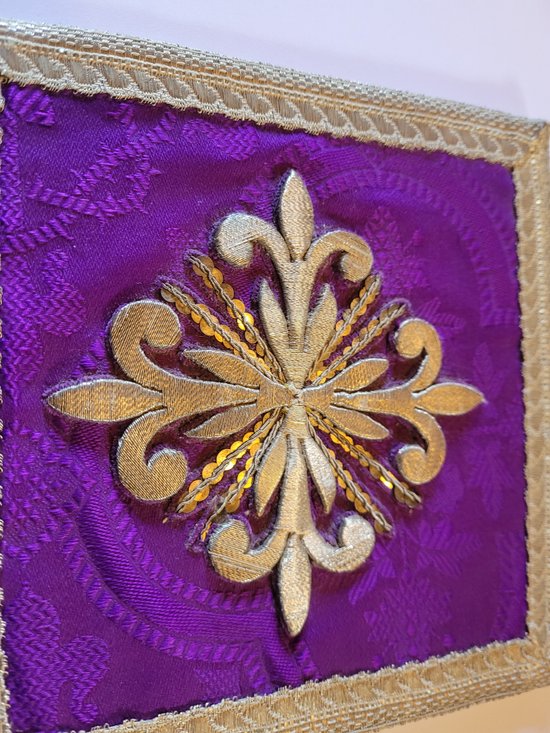 Pâle ancien brodé, époque fin XIXe siècle