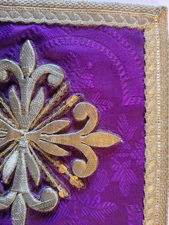 Pâle ancien brodé, époque fin XIXe siècle