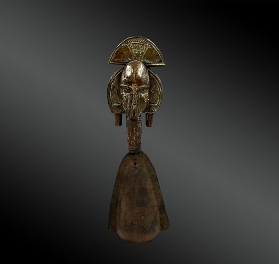 CLOCHE RITUALE - Cultura Mahongwe, Kota, Gabon nord-orientale - Prima metà del XX secolo