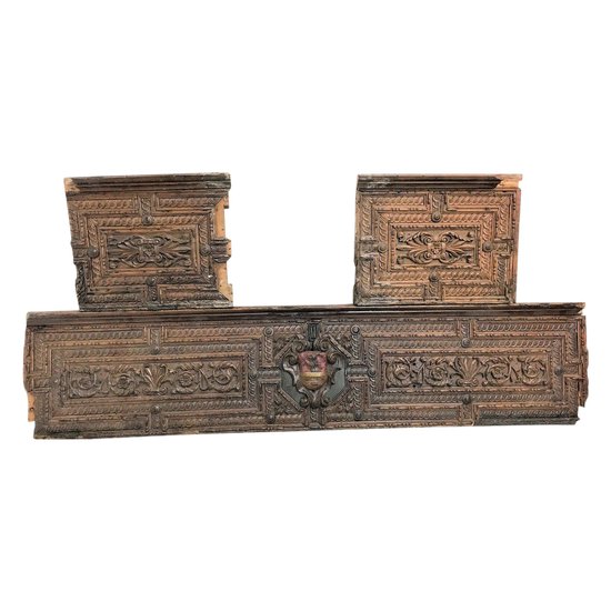 Eléments De Cassone Renaissance 16 ème Siècle