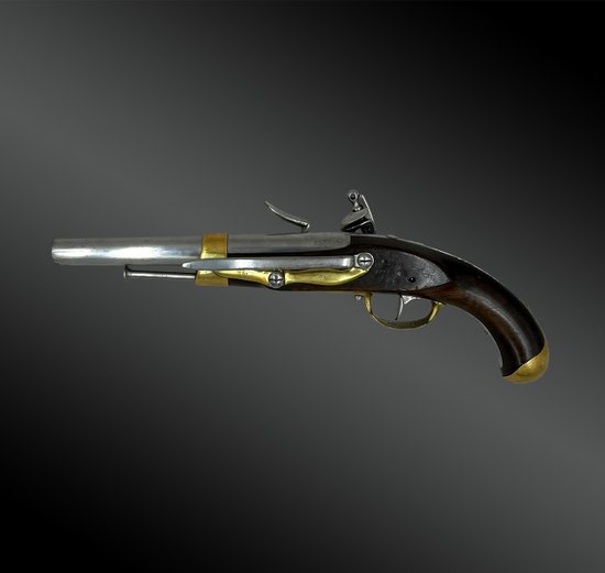 Pistolet de marine modèle 1786 - France - XVIIIème siècle