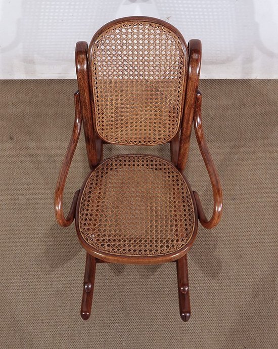 Kinder-Schaukelstuhl aus Buche, Maison Thonet - 1910