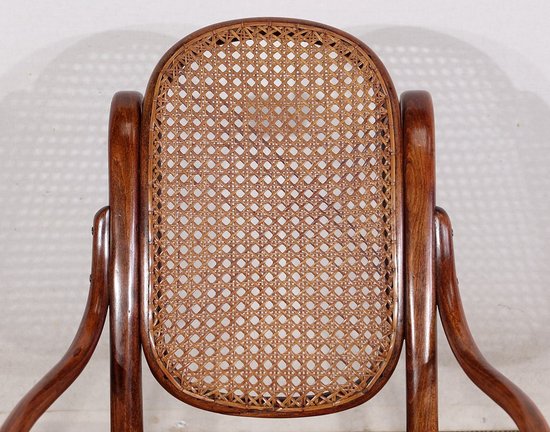 Kinder-Schaukelstuhl aus Buche, Maison Thonet - 1910