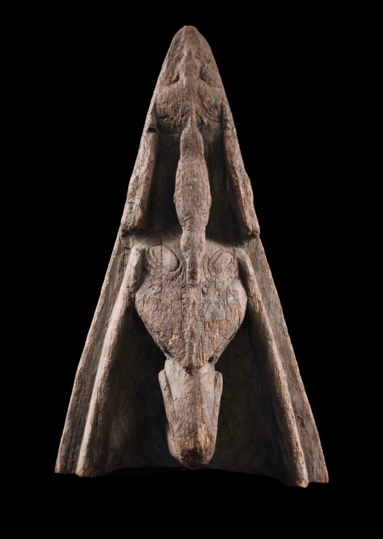 Proue de pirogue, art océanien, art tribal, art traditionnel, Papouasie Nouvelle Guinée, Océanie