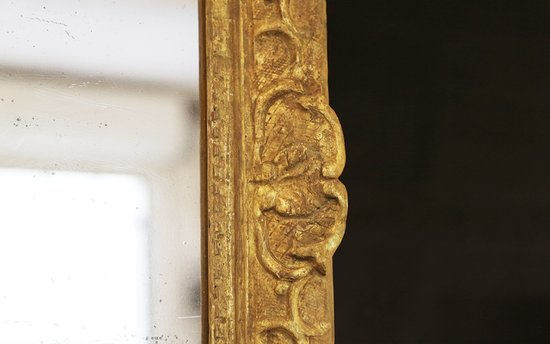 Mirror in gilded wood Louis XIV XVIIth century