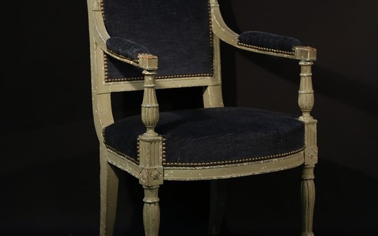 Paire de fauteuil Directoire  XVIIIème siècle 