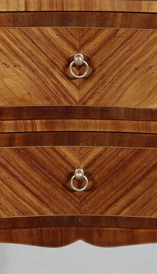 Élégante petite Table Rognon en Acajou et Bois de Rose – début XXe