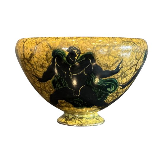 Jean Mayodon (1893 - 1967), antica tazza di ceramica decorata di Sèvres