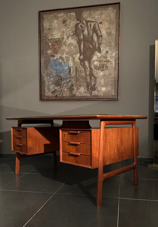 Gunni Omann, Desk Model 75 For Omann Jun Mobelfabrik 1960