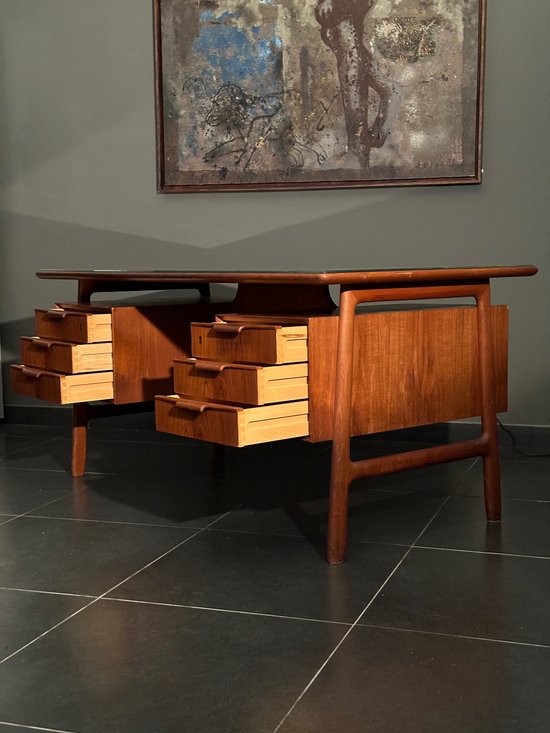 Gunni Omann, Desk Model 75 For Omann Jun Mobelfabrik 1960
