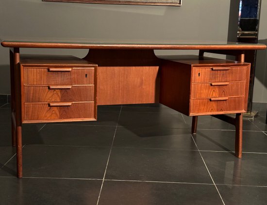 Gunni Omann, Desk Model 75 For Omann Jun Mobelfabrik 1960
