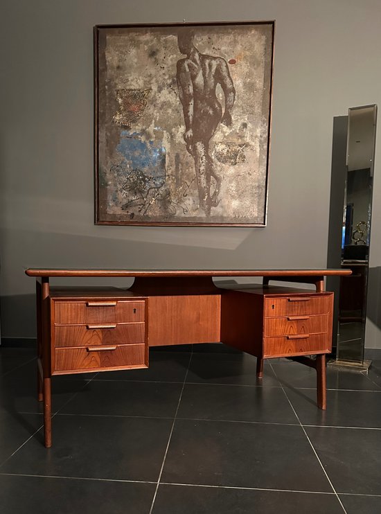 Gunni Omann, Desk Model 75 For Omann Jun Mobelfabrik 1960