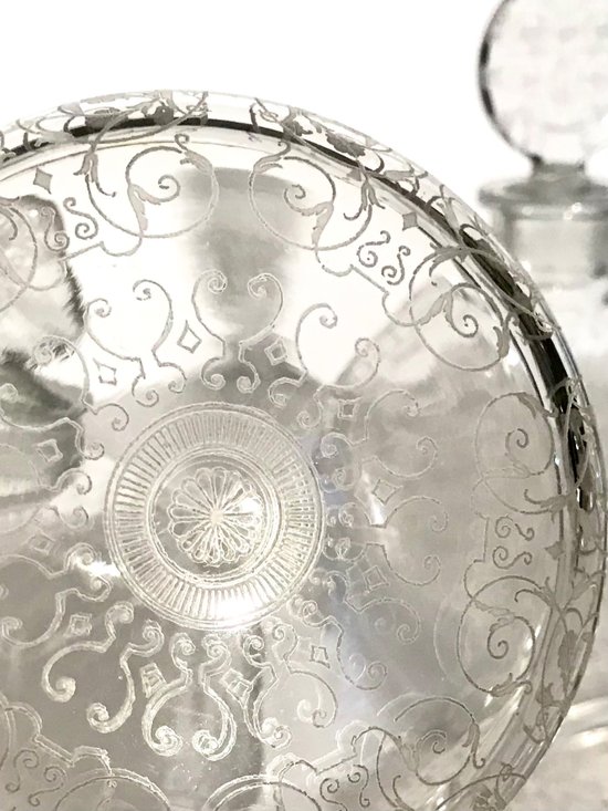 Toilettengarnitur aus Baccarat-Kristall 1940
