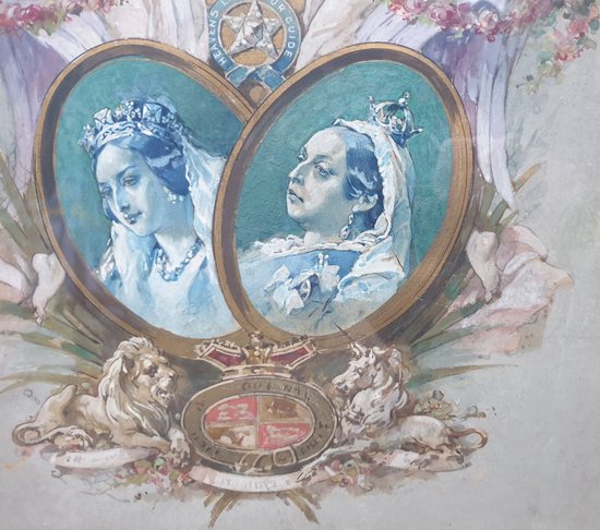 Ecole anglaise du XIXe - Jubilé de diamant de la reine Victoria