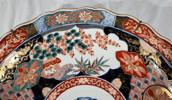 Plat Japonais en Porcelaine d’Arita – Fin XIXe