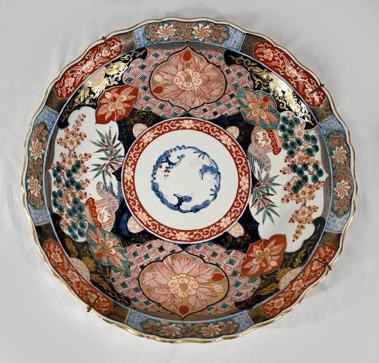 Plat Japonais en Porcelaine d’Arita – Fin XIXe