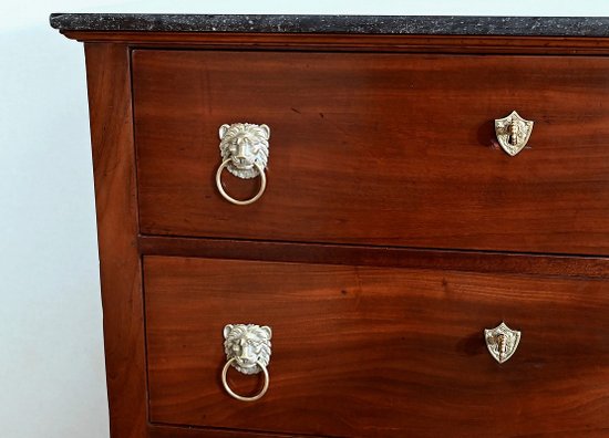 Petite Commode en Acajou de Cuba, Retour d’Égypte Empire – Début XIXe